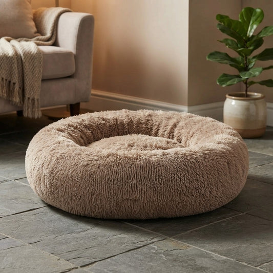 CloudNest Calming Donut Dog Bed